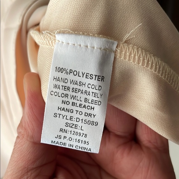 Entro Cream Ruffle Dress - Picture 8 of 8